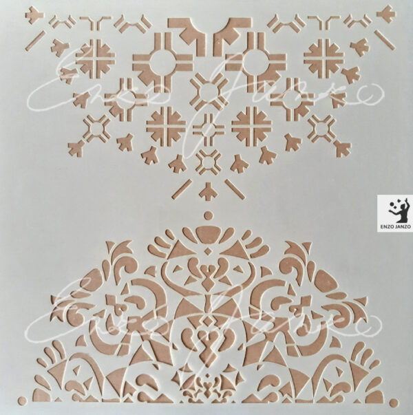 Šablona Mandala 2 v 1 / stencil 2 in 1 - Image 3